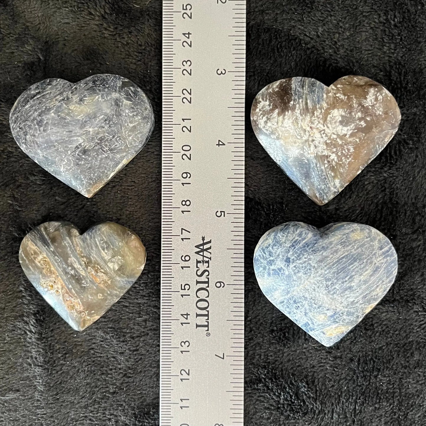 Blue Kyanite Heart (Approx. 1 3/4" - 2") 0516 Shop Wholesale Crystals