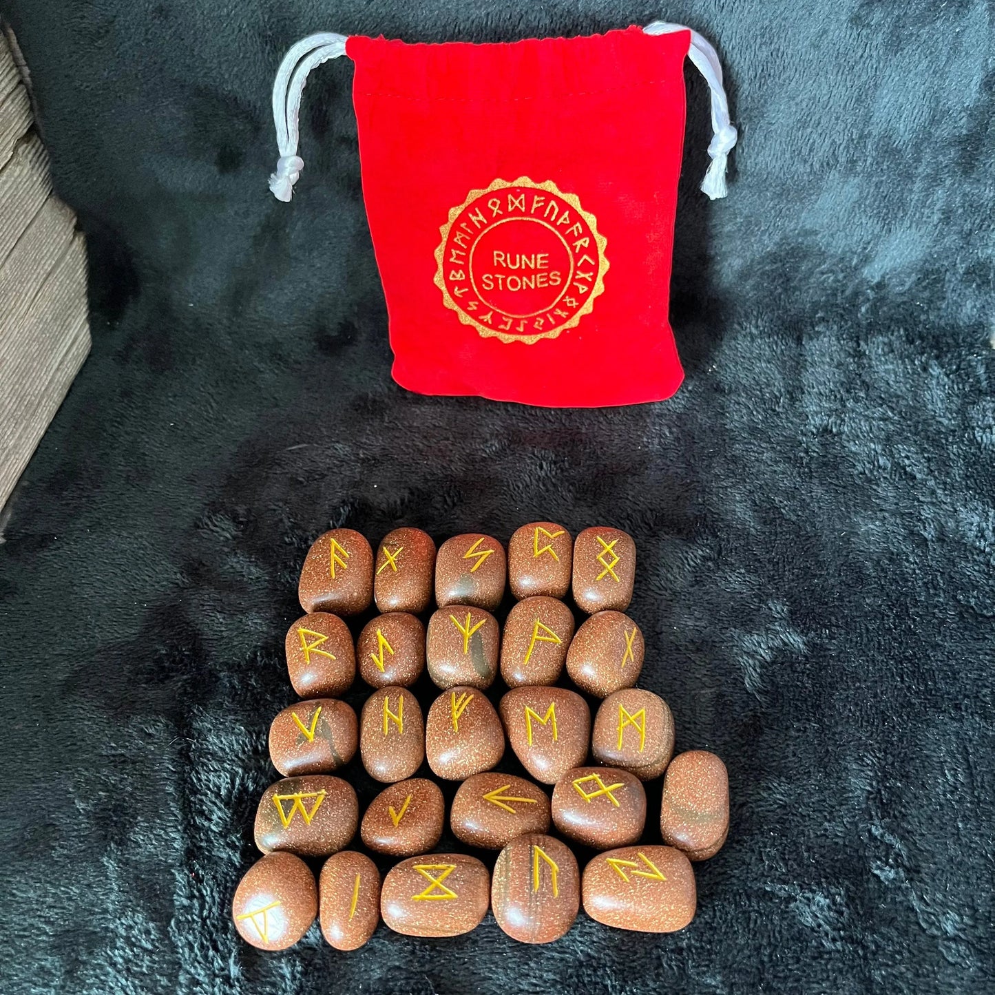 Goldstone 25 Piece Rune Kit KIT-0038 - Shop Wholesale Crystals