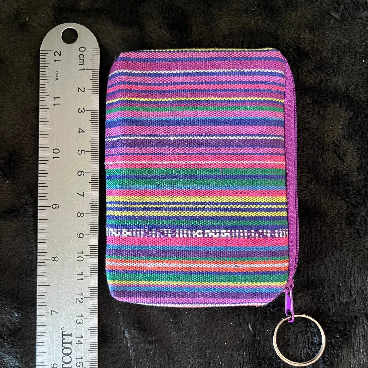 Coin Purse, Purple and Spring Tones (Approx. 9X12cm) BAG-0073 Shop Wholesale Crystals