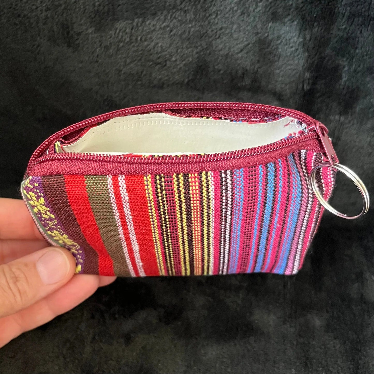 Coin Purse, Plum and Winter Tones (Approx. 9X12cm) BAG-0070 Shop Wholesale Crystals