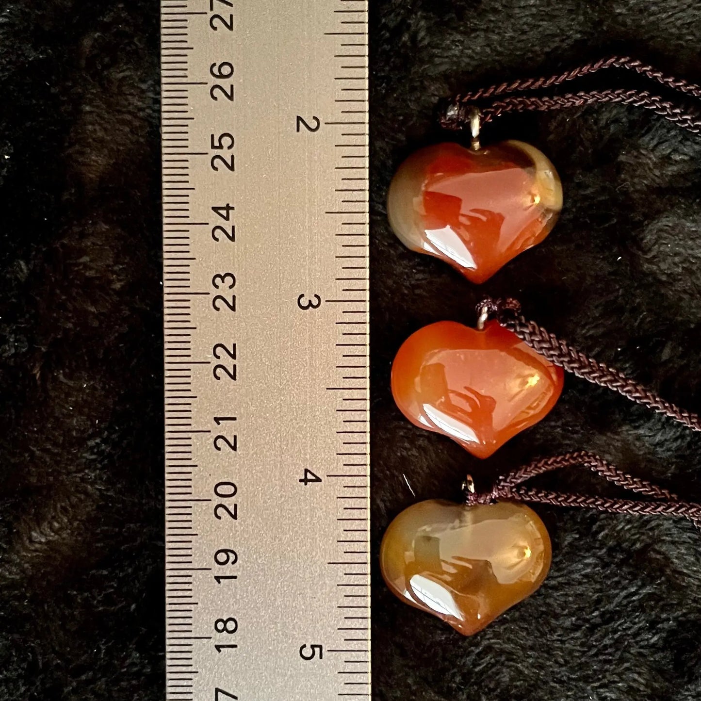 Carnelian Agate Puffy Heart Necklace NCK-2710 Shop Wholesale Crystals