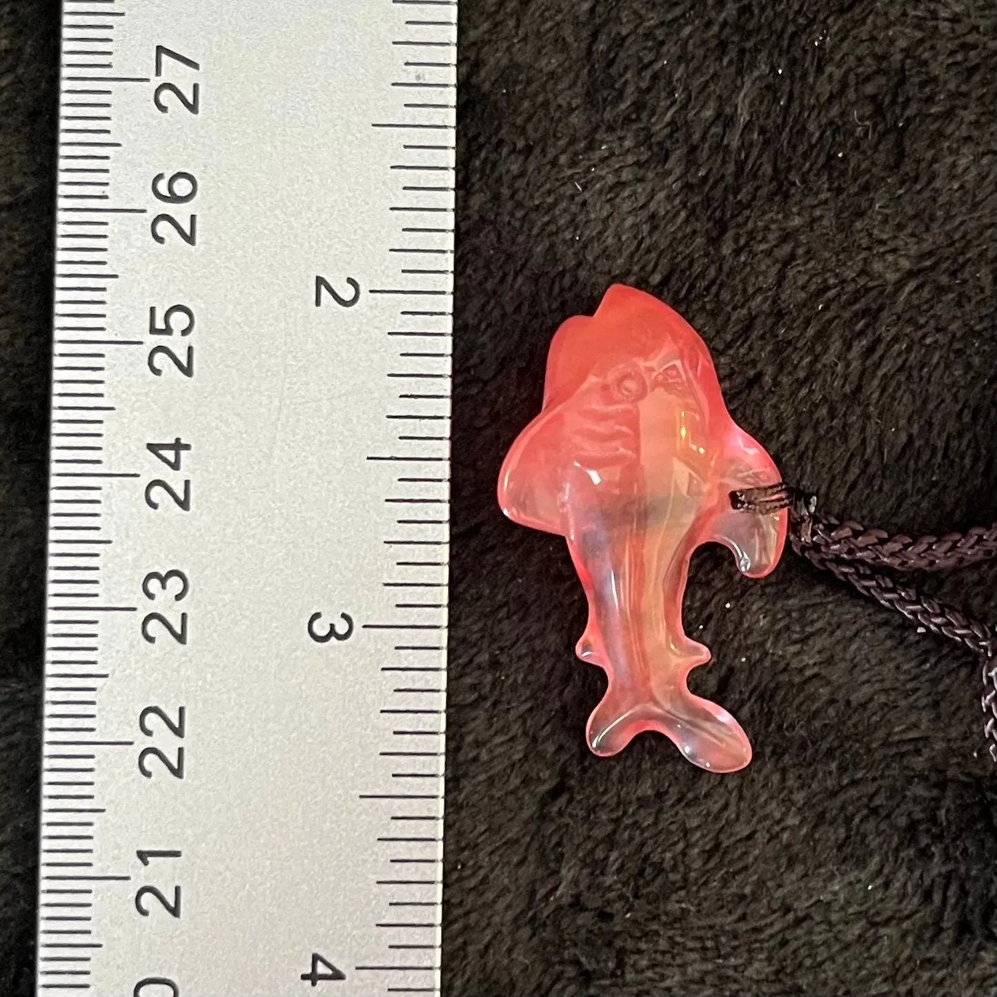 Cherry Quartz Shark Necklace NCK-2724 Shop Wholesale Crystals