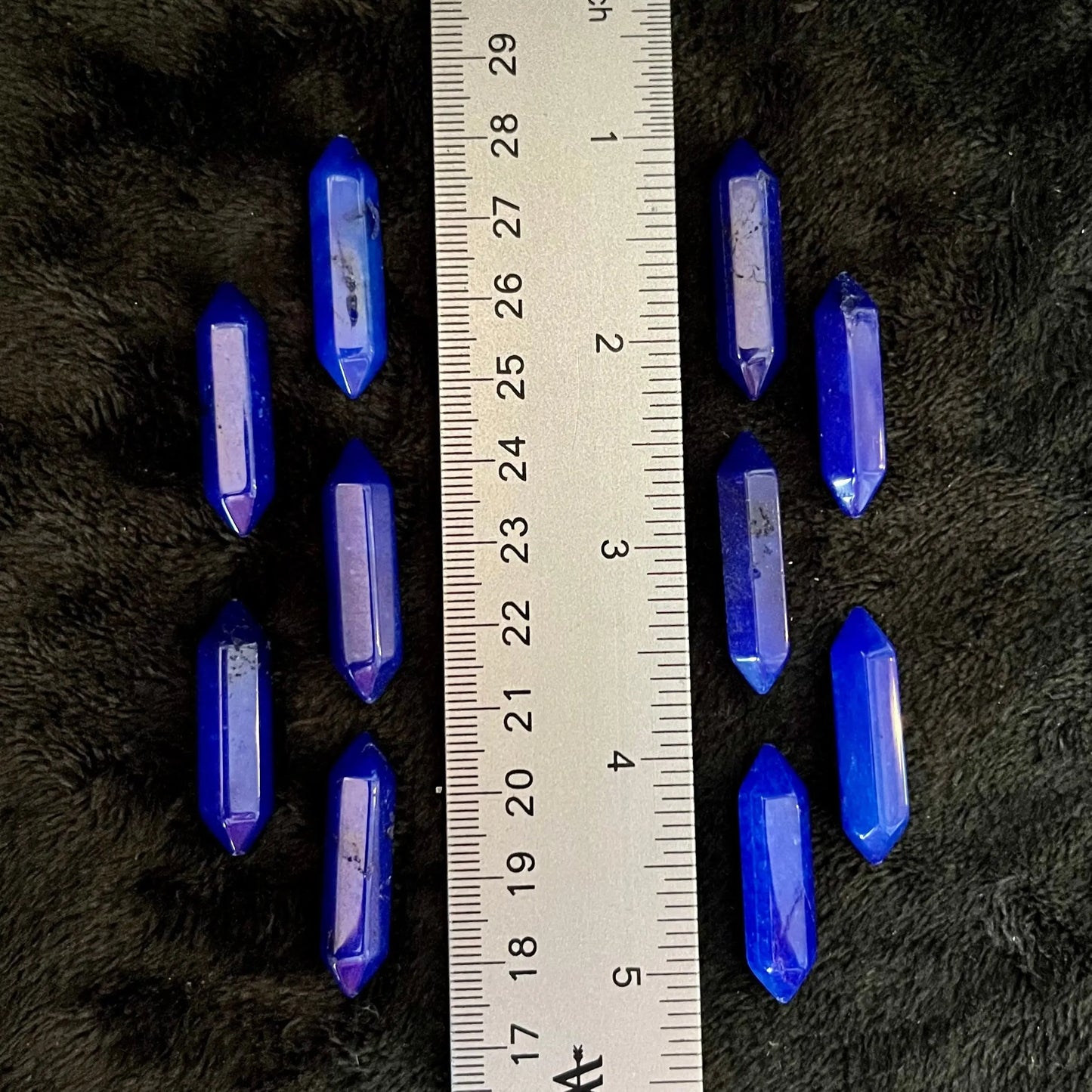 Electric Blue Quartz (Color Enhanced) Double Point (Approx. 1 1/2”) T-0076 Shop Wholesale Crystals