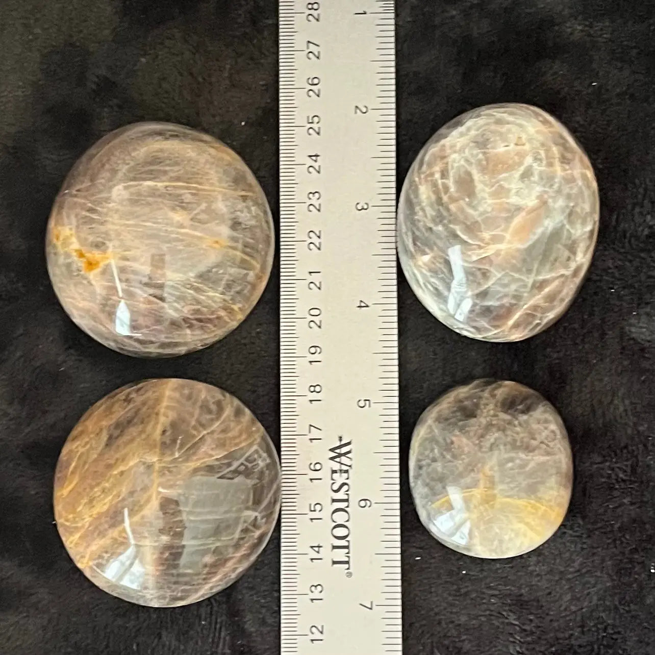 Black Moonstone Palm Stone, 1 Pound WW-0004 - Shop Wholesale Crystals
