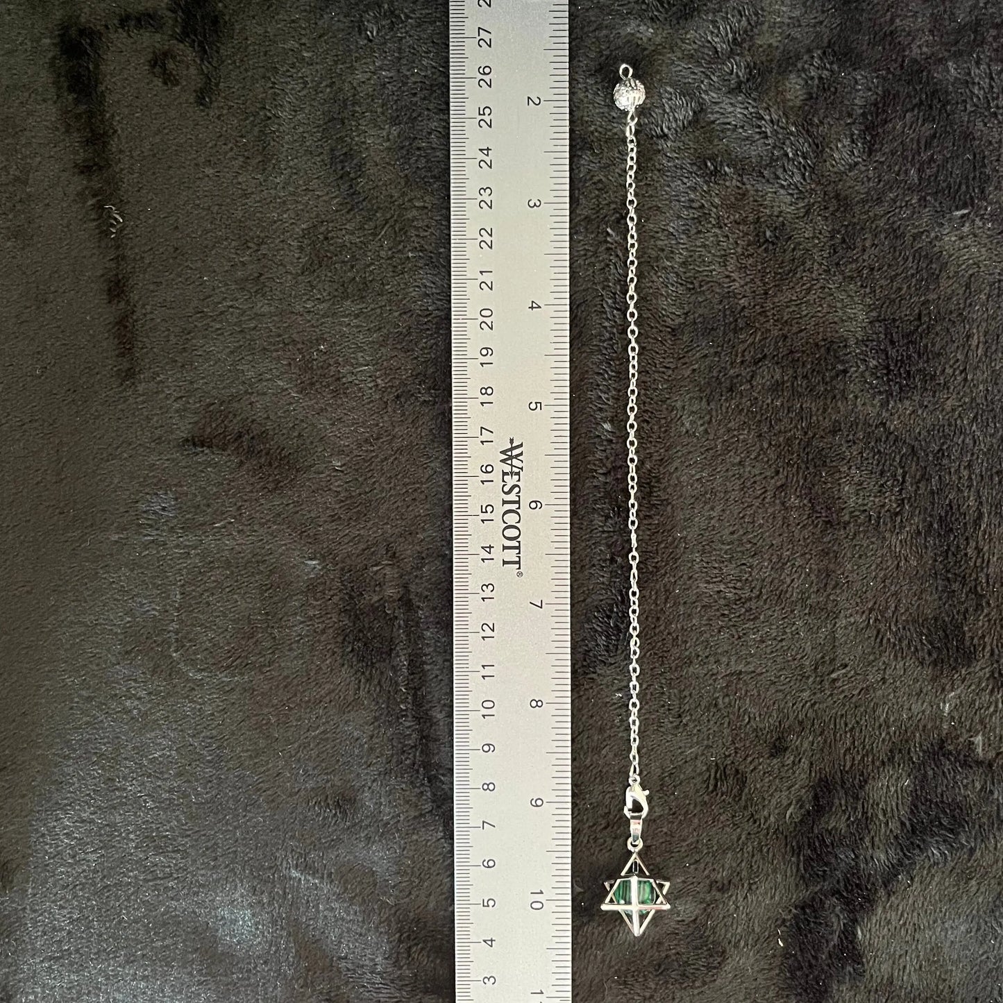 Malachite (synthetic) Merkaba Pendulum PND-0012 Shop Wholesale Crystals