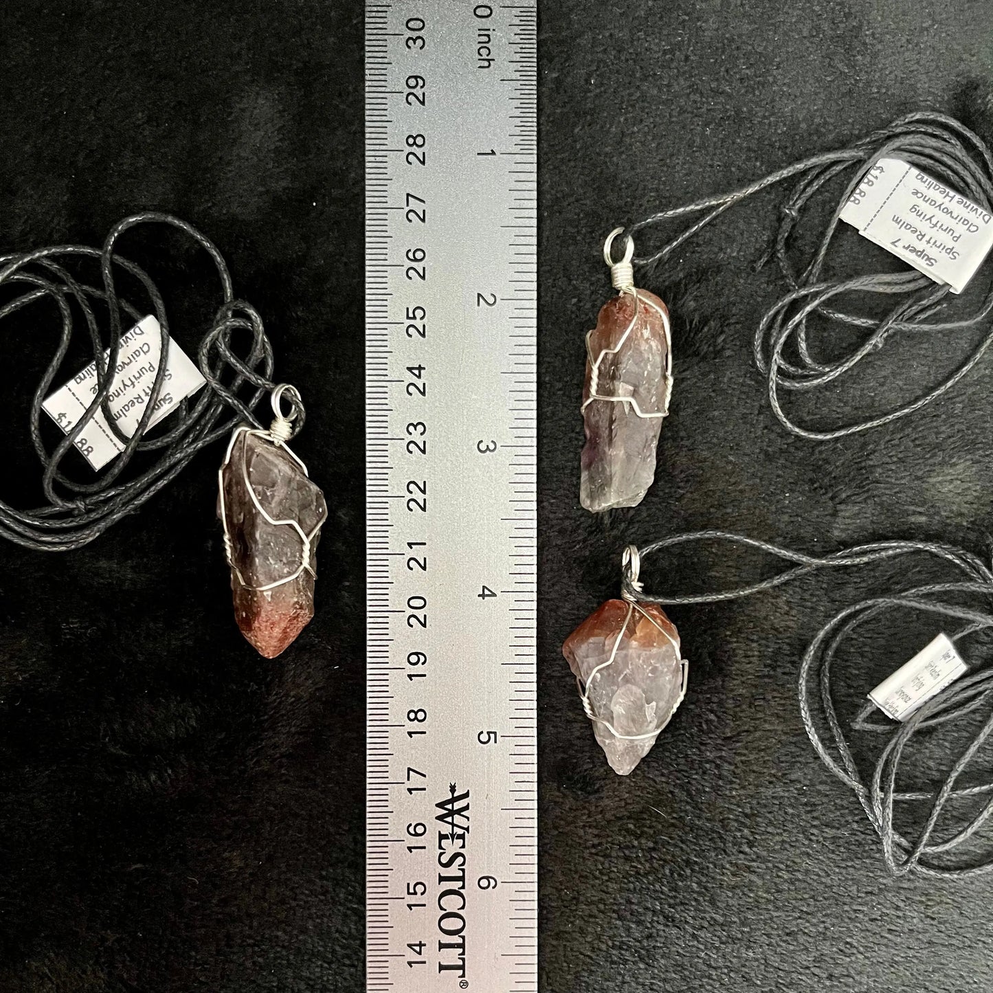 Super 7 Stone Wire Wrapped Necklace NCK-2737 Shop Wholesale Crystals