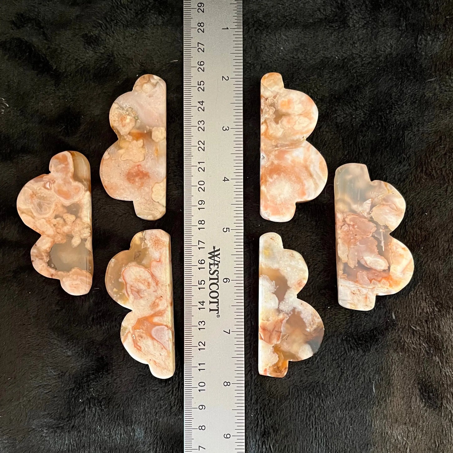 Flower Agate Cloud Carving (Approx 3”-2 1/2”) 0970 Shop Wholesale Crystals