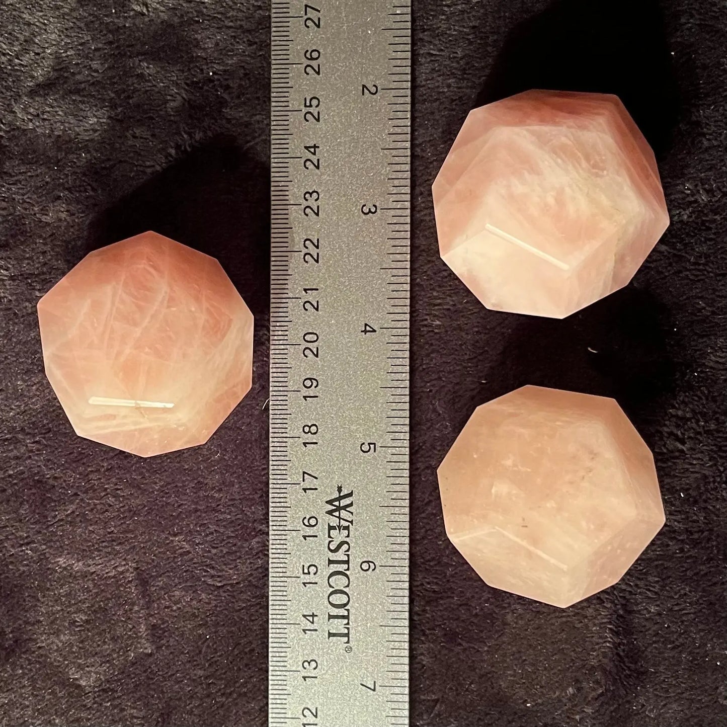 Rose Quartz Dodecahedron (Approx. 45mm-55mm) 1483 Shop Wholesale Crystals