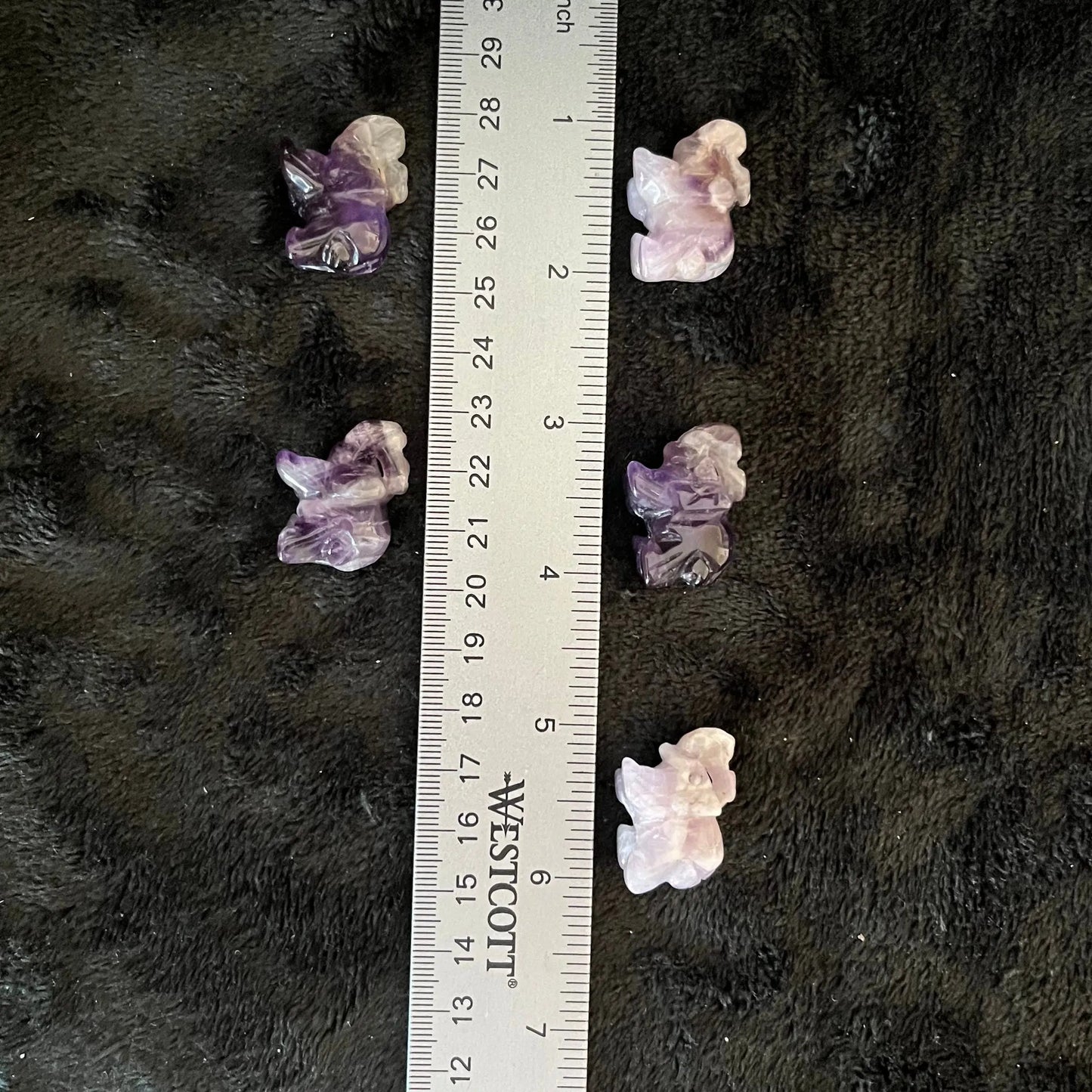 Amethyst Carved Elephant (Approx. 1”) 0102 Shop Wholesale Crystals