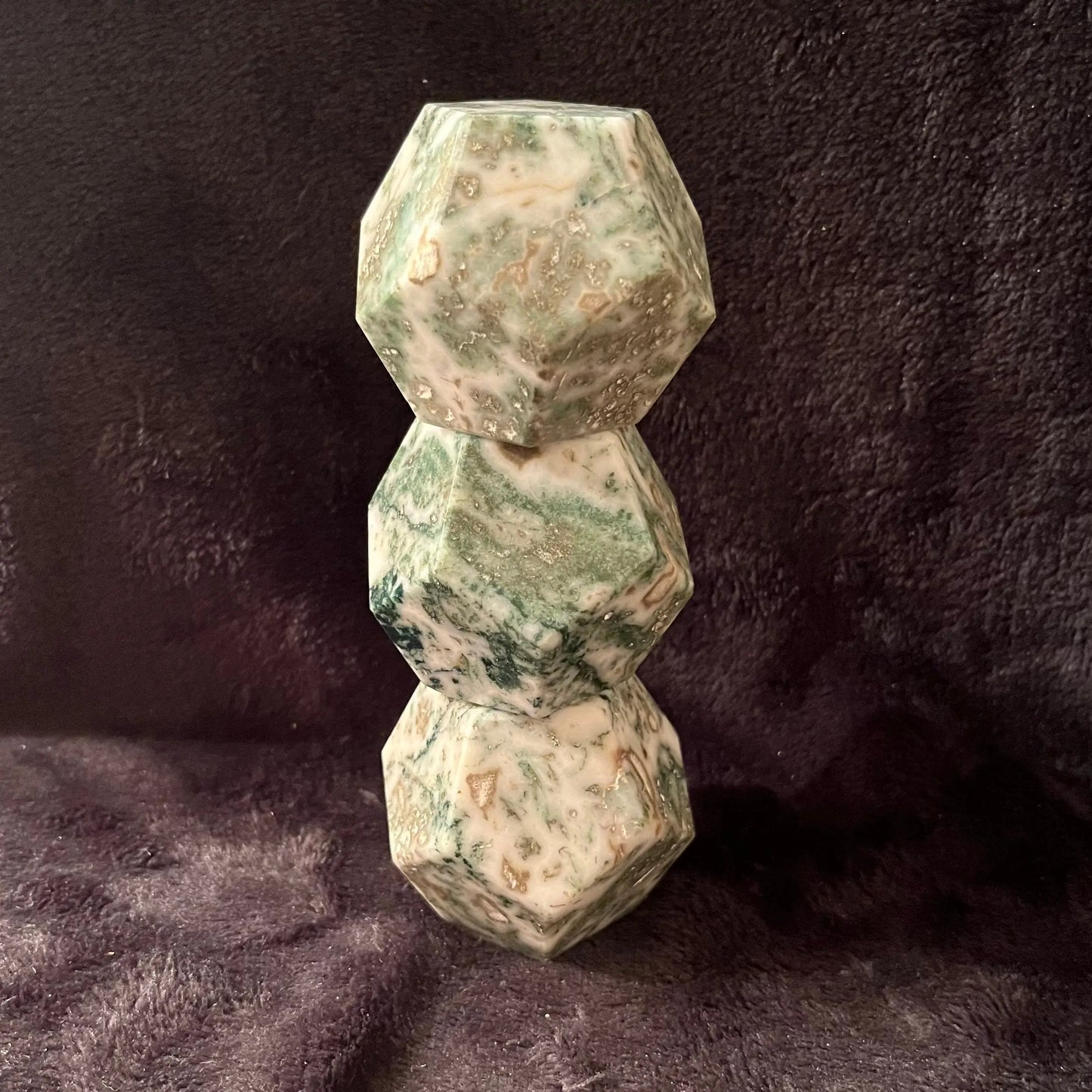 Tree Agate Dodecahedron (Approx. 45mm-55mm) 1487 Shop Wholesale Crystals