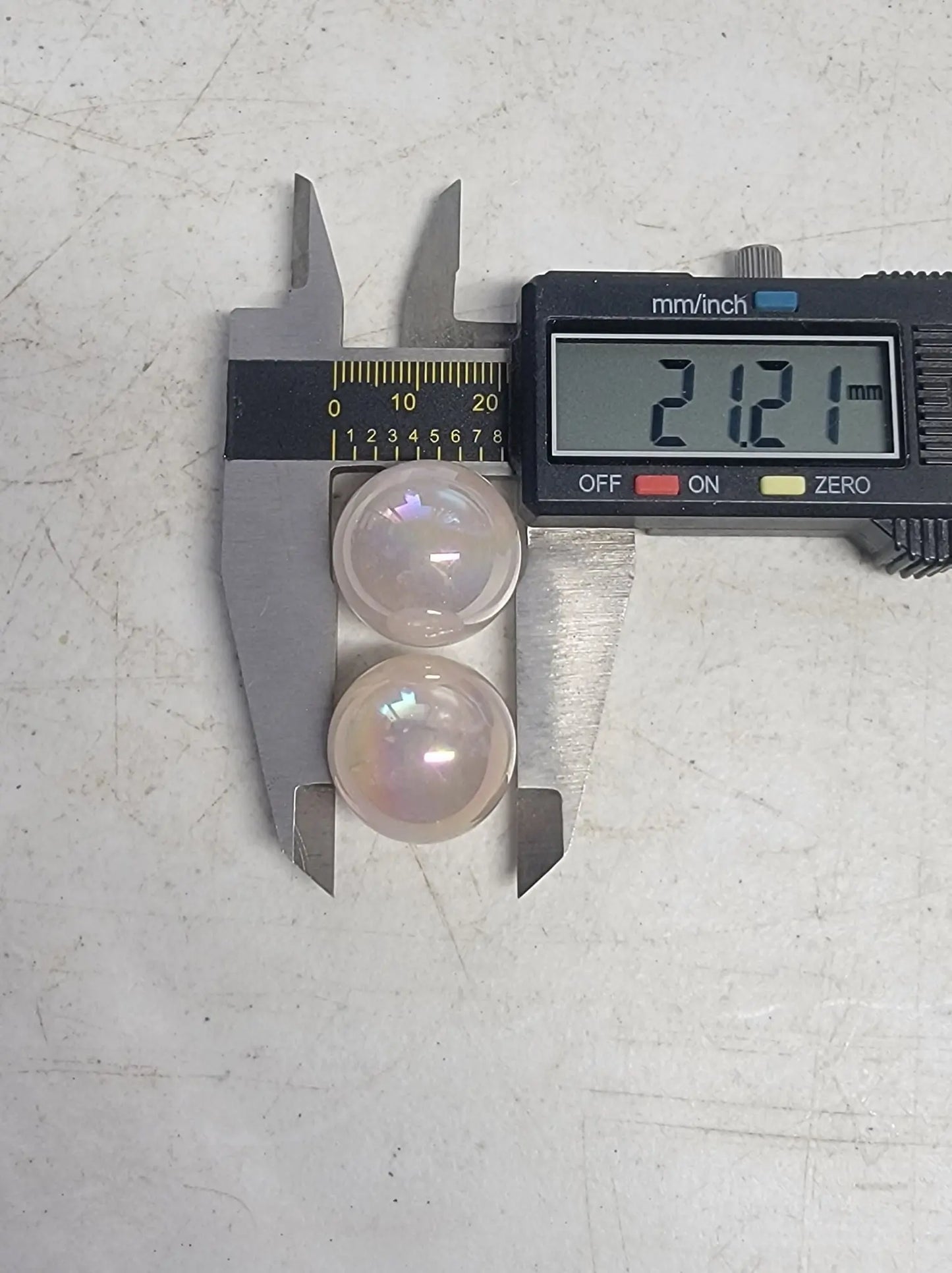 Aura Rose Quartz Stone Ball (Approx. 25mm) 0413 Shop Wholesale Crystals