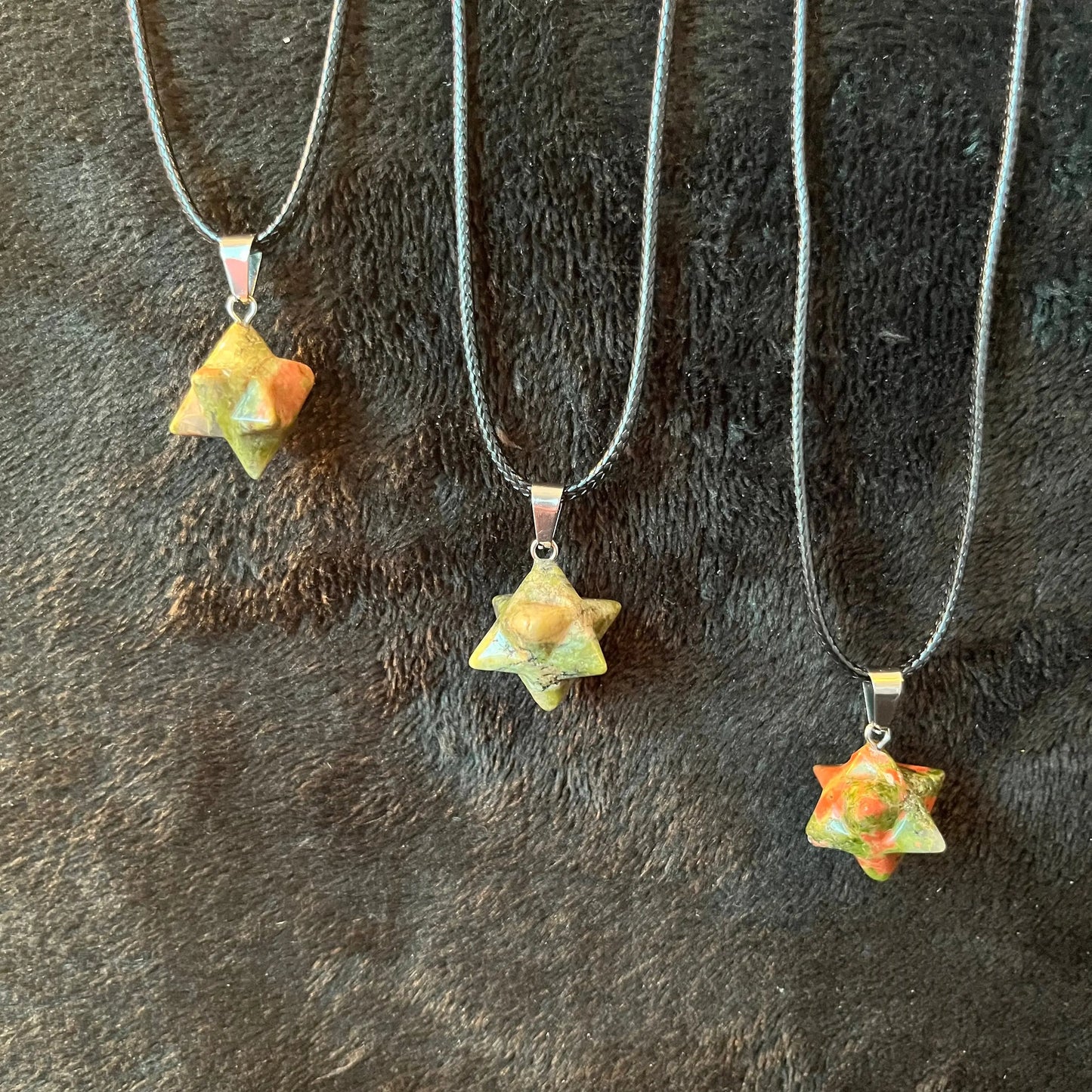 Unakite Jasper Merkaba Necklace NCK-2751 Shop Wholesale Crystals