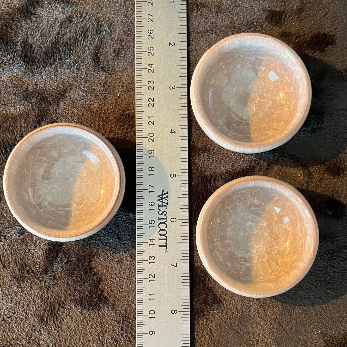 Small Ceramic Bowl, Light Grey (Approx. 2 5/8" x 1 1/4") 1598 Shop Wholesale Crystals