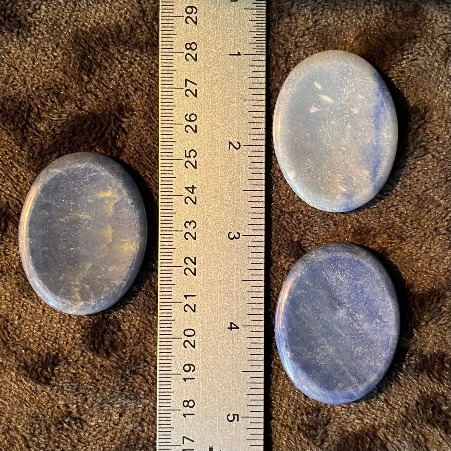 Blue Aventurine Worry Stone (Approx. 1 3/4” X 1 3/8”) 1407 Shop Wholesale Crystals