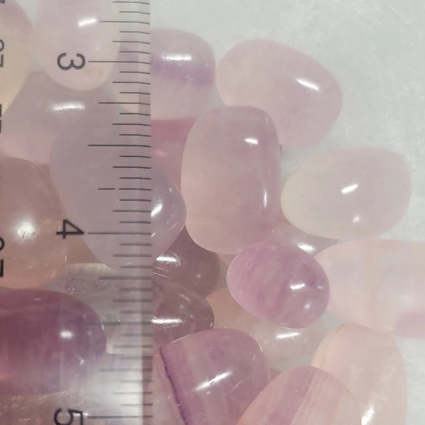 Pink Fluorite Tumbled Stone, (Approx. 3/4" - 1 1/8") Crown Chakra 0663 Shop Wholesale Crystals