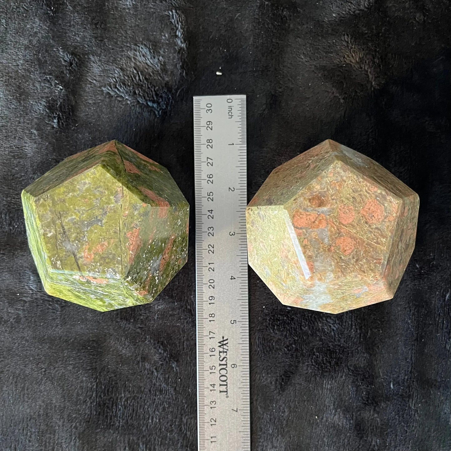 Unakite Jasper Dodecahedron, Very Large (Approx. 85mm) F-0085 Shop Wholesale Crystals