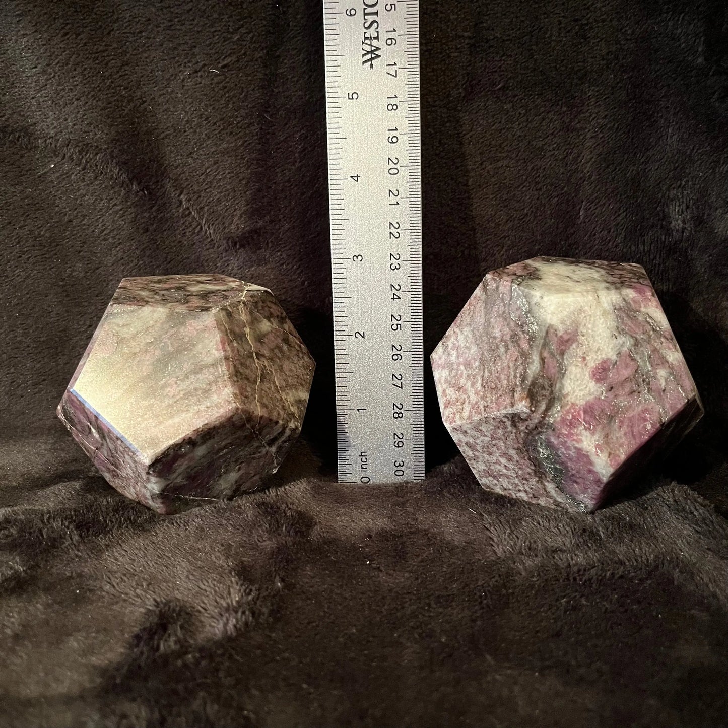 Ruby in Quartz Dodecahedron, Very Large (Approx. 85mm) F-0080 Shop Wholesale Crystals