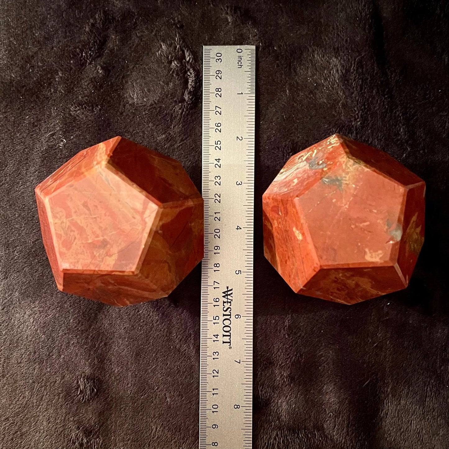Red Jasper Dodecahedron, Very Large (Approx. 85mm) F-0074 Shop Wholesale Crystals