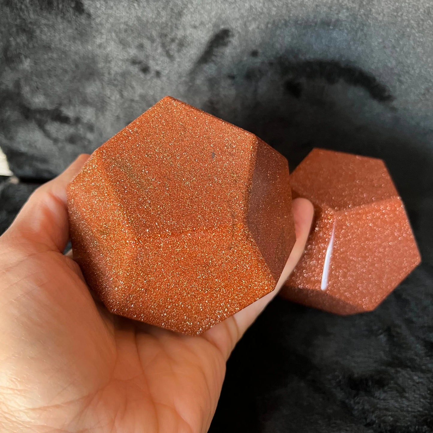 Goldstone Dodecahedron, Very Large (Approx. 85mm) F-0077 Shop Wholesale Crystals