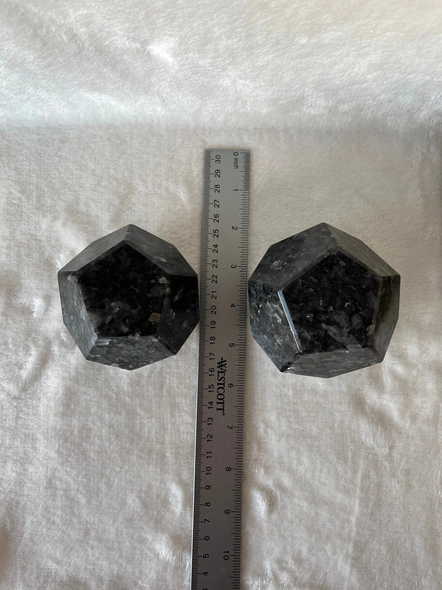 Larvikite Dodecahedron, Very Large (Approx. 85mm) F-0079 Shop Wholesale Crystals