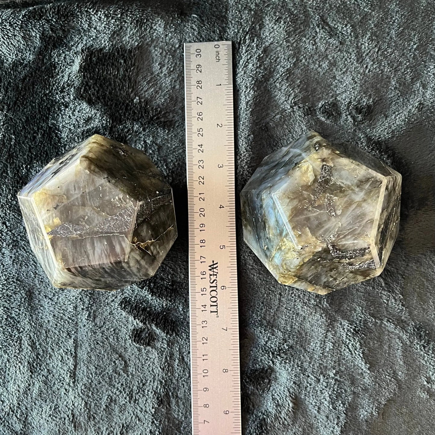 Labradorite Dodecahedron, Very Large (Approx. 85mm) F-0076 Shop Wholesale Crystals