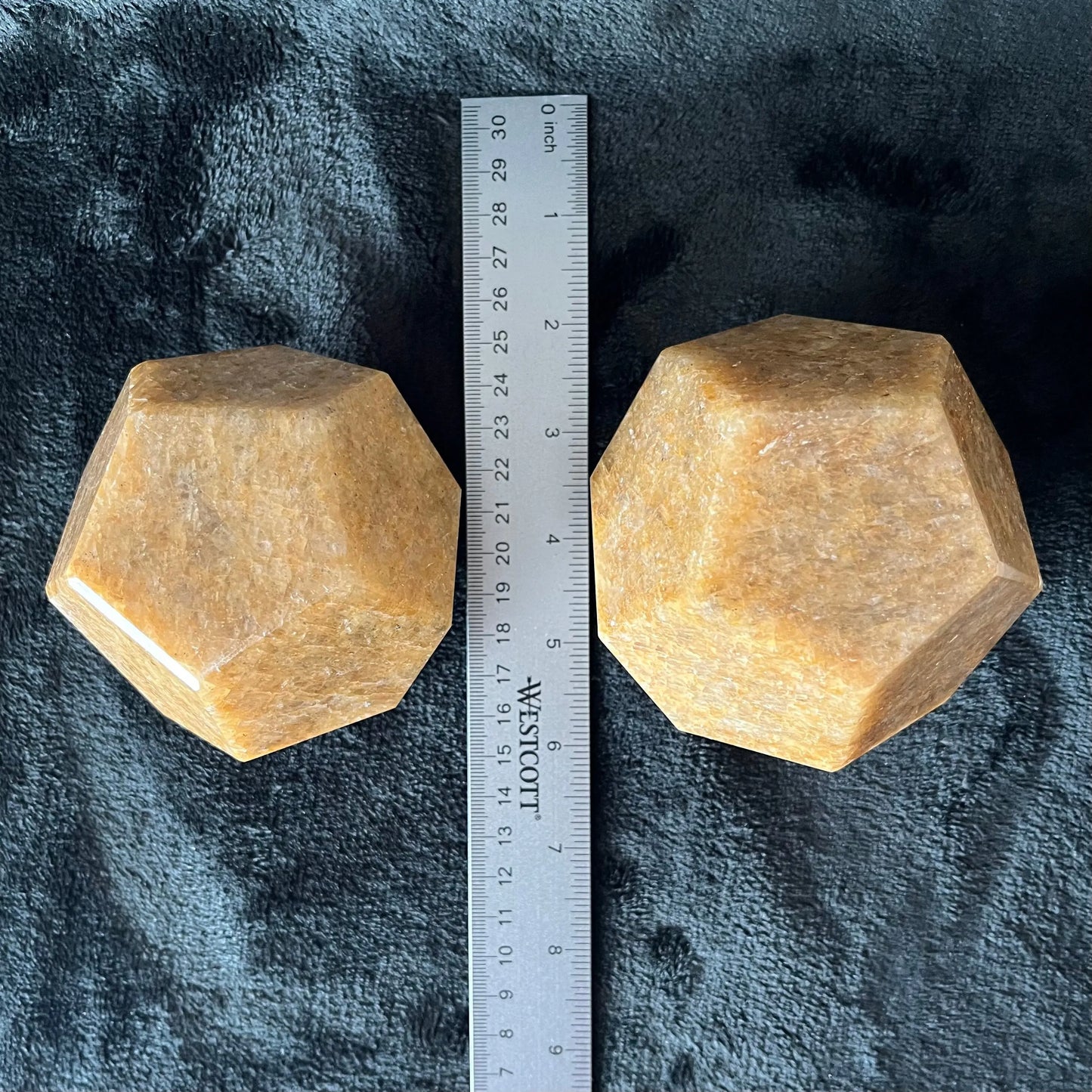 Gold Quartz Dodecahedron, Very Large (Approx. 90mm) F-0068 Shop Wholesale Crystals