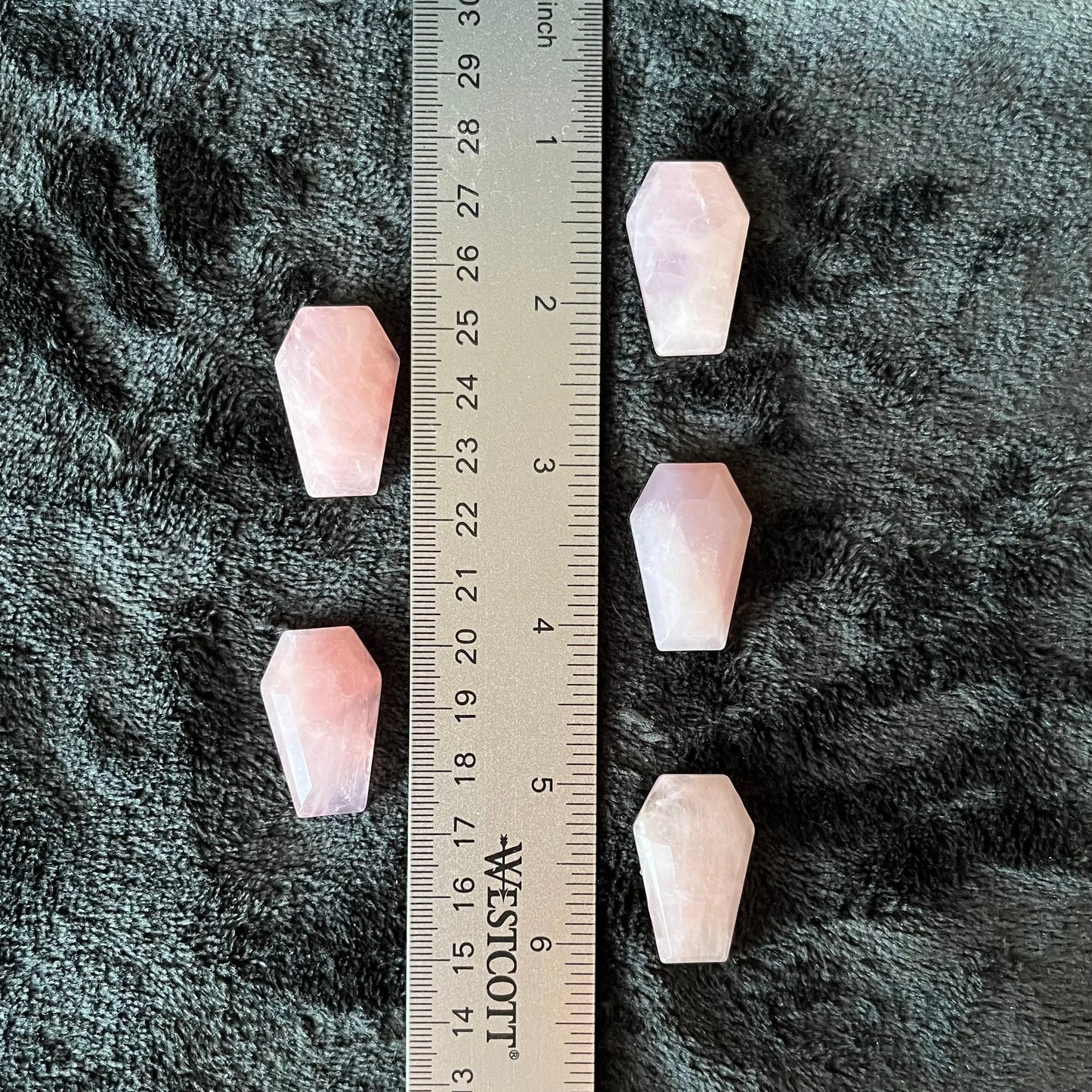 Rose Quartz Coffin (Approx 1 3/8”) 0204 Shop Wholesale Crystals