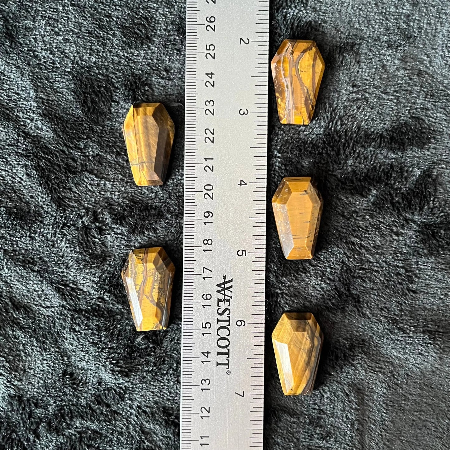 Tiger Eye Coffin (Approx 1 3/8”) 0208 Shop Wholesale Crystals