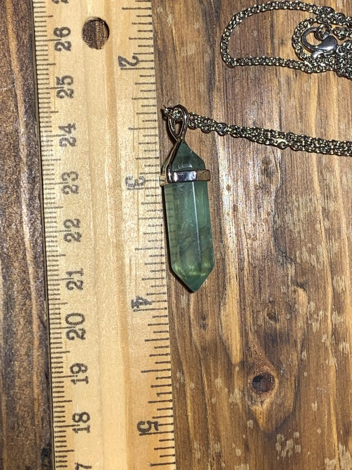 Fluorite Crystal Point Necklace NCK-0294 Shop Wholesale Crystals