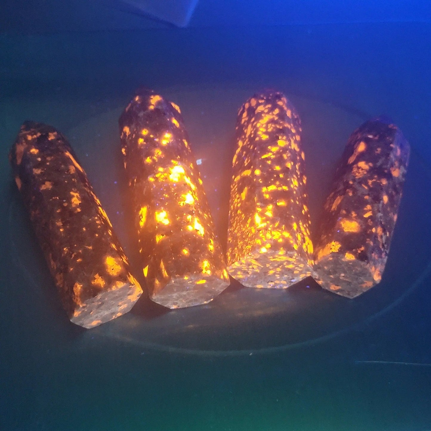 Yooperlite (Fireworks Stone) Obelisk (Approx. 2 5/8” - 3 3/8") 0830 Shop Wholesale Crystals