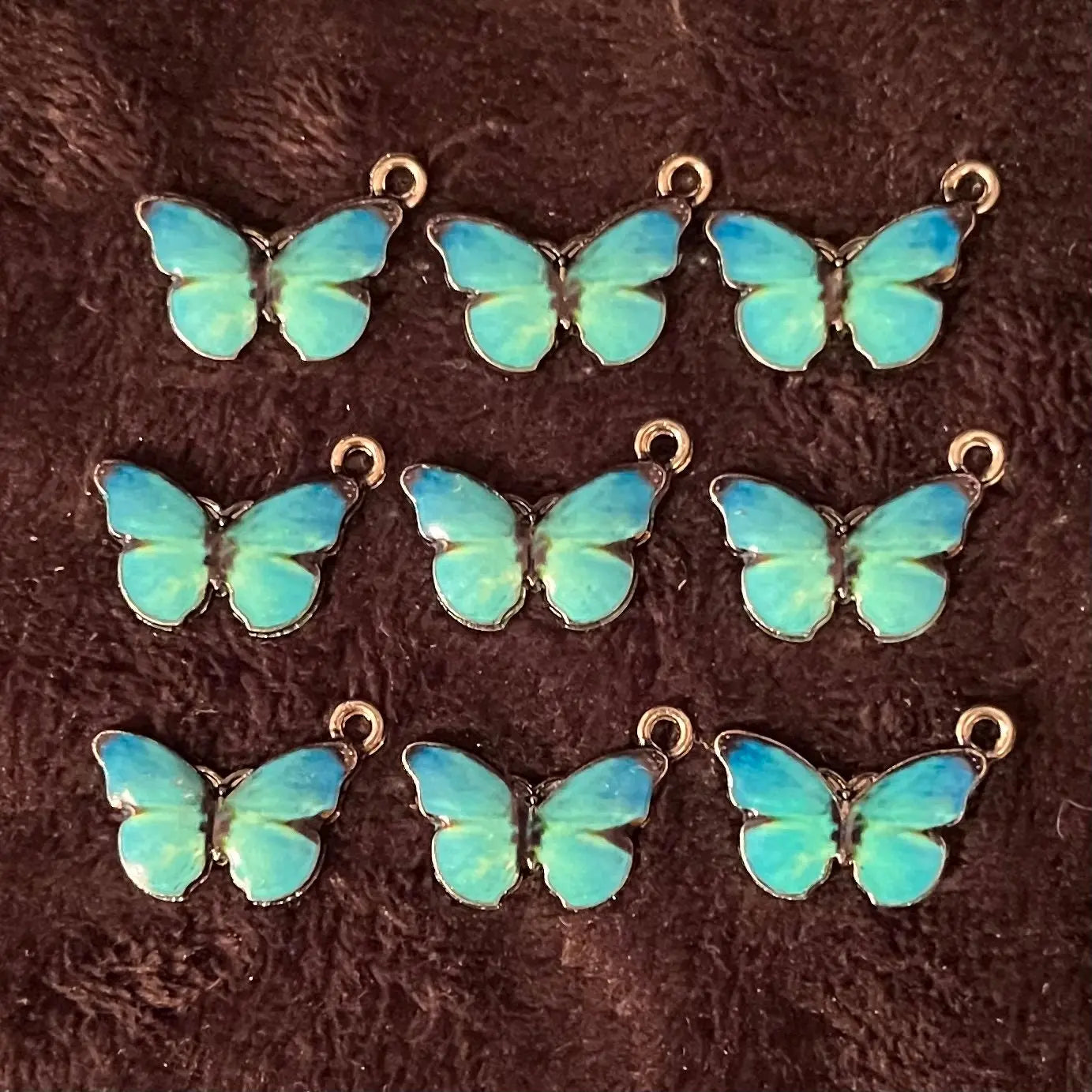 Blue Butterfly Charm (Approx. 3/4”) 0362 Shop Wholesale Crystals
