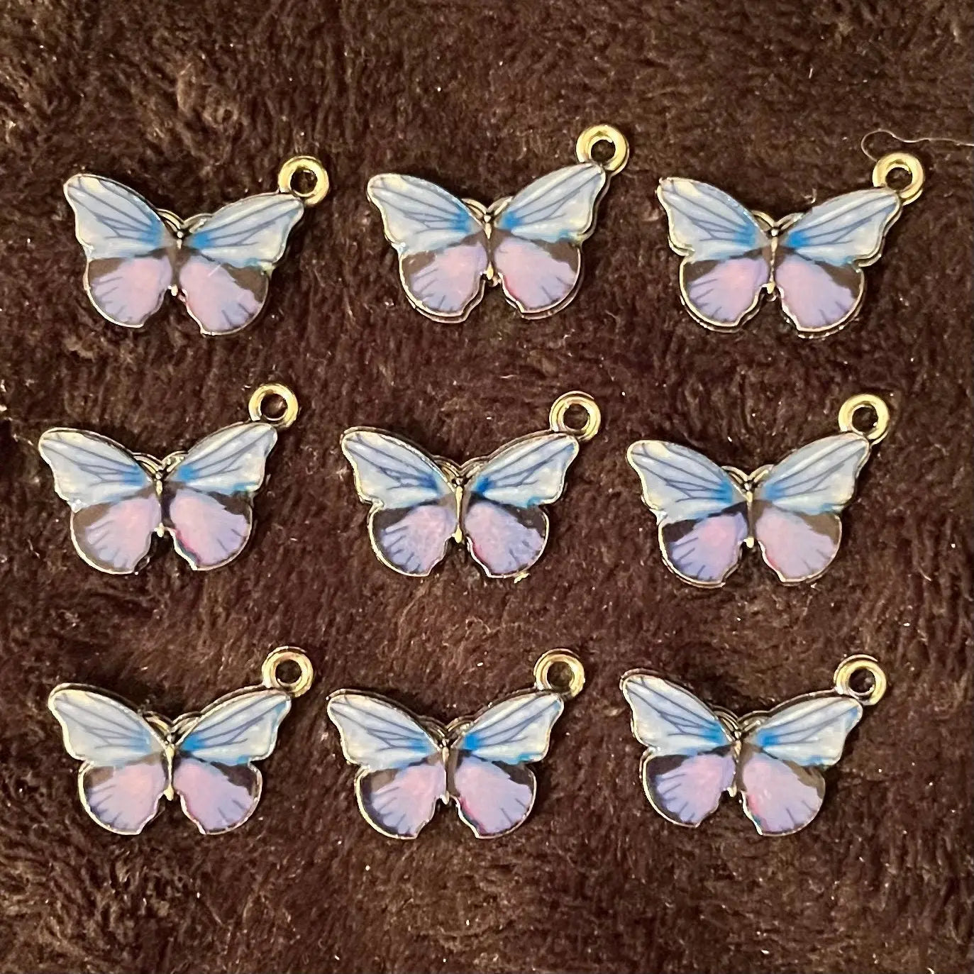 Indigo Butterfly Charm (Approx. 3/4”) 0328 Shop Wholesale Crystals