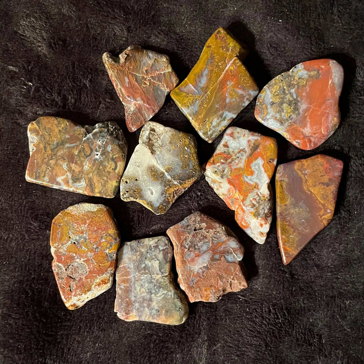 Cowboy Agate Tumbled Slab (Approx. 1 1/2”-1 3/4”) BIN-1470 (Found in Utah) Shop Wholesale Crystals