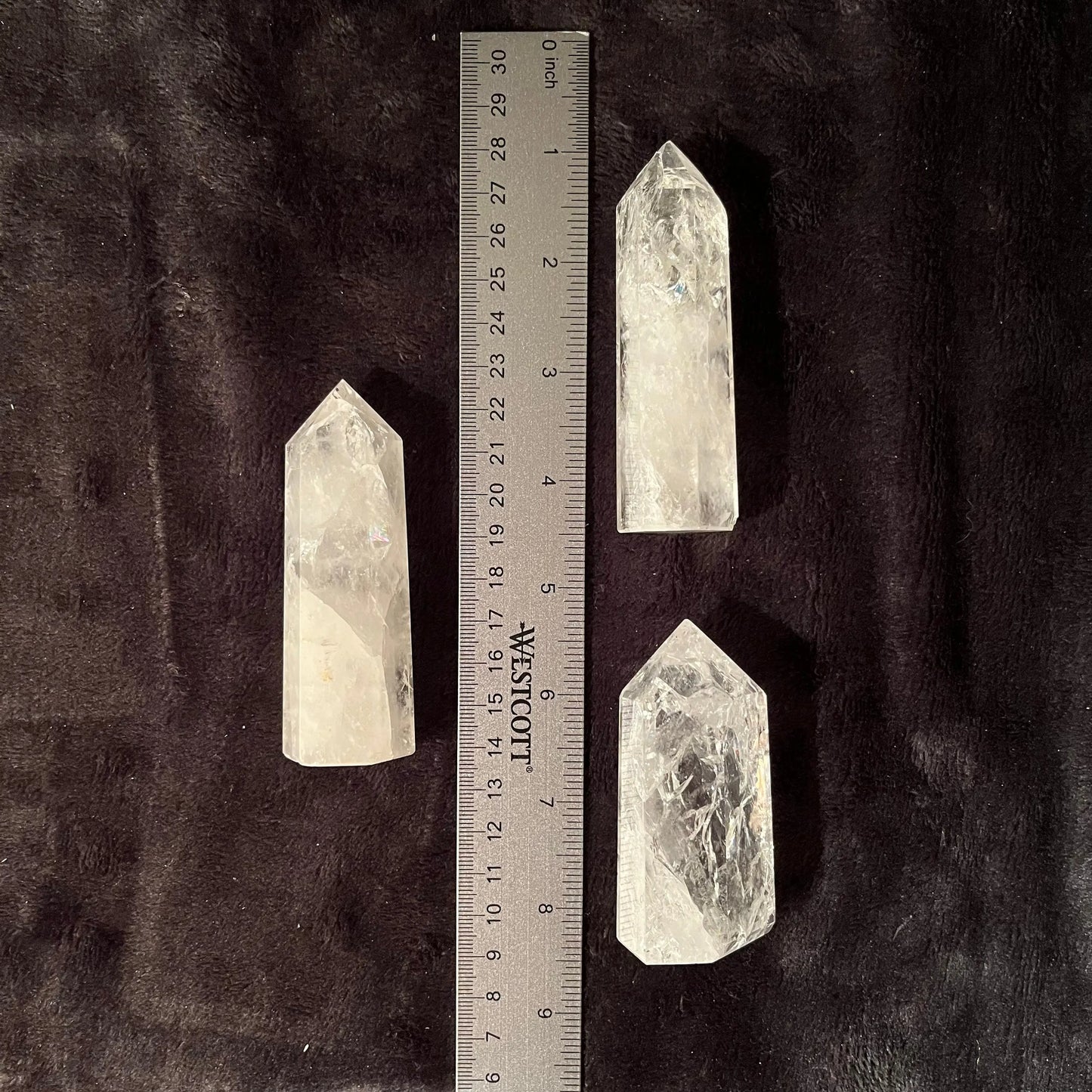 Rainbow Crackle Quartz Obelisk (Approx. 3”-4 1/2”) 0903 Shop Wholesale Crystals