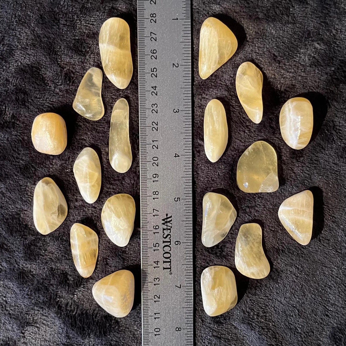 Honeycomb Calcite Tumbled Stone (Approx. 1”-1 1/2”) 0676 Shop Wholesale Crystals