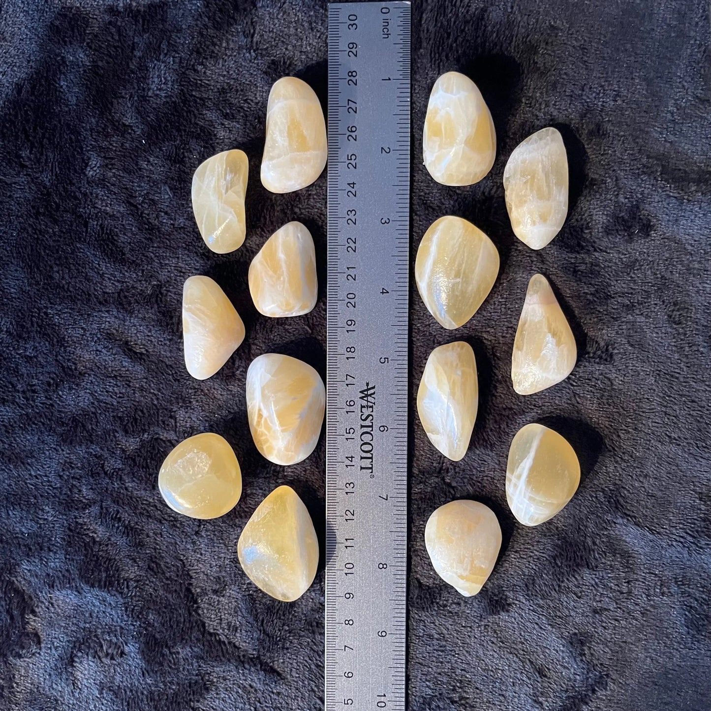 Honeycomb Calcite Tumbled Stone (Approx. 1 1/2” - 1 3/4”) 0613 Shop Wholesale Crystals