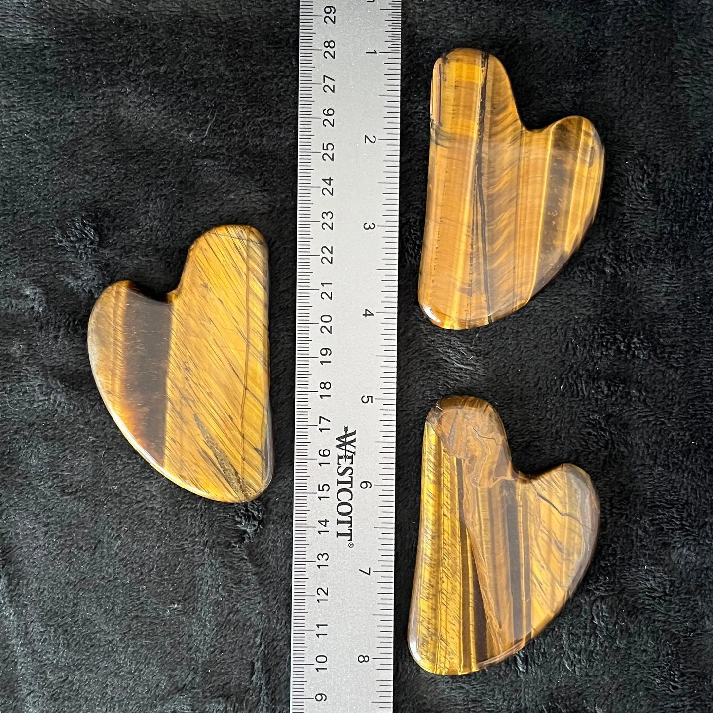 Tiger Eye Self Care Gua Sha Stone 1017 Shop Wholesale Crystals