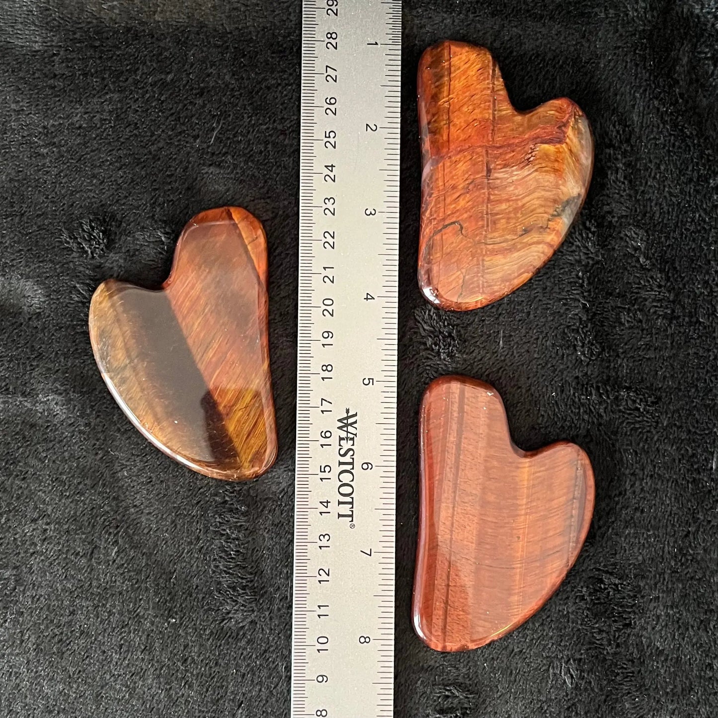 Red Tiger Eye Self Care Gua Sha Stone 1030 Shop Wholesale Crystals