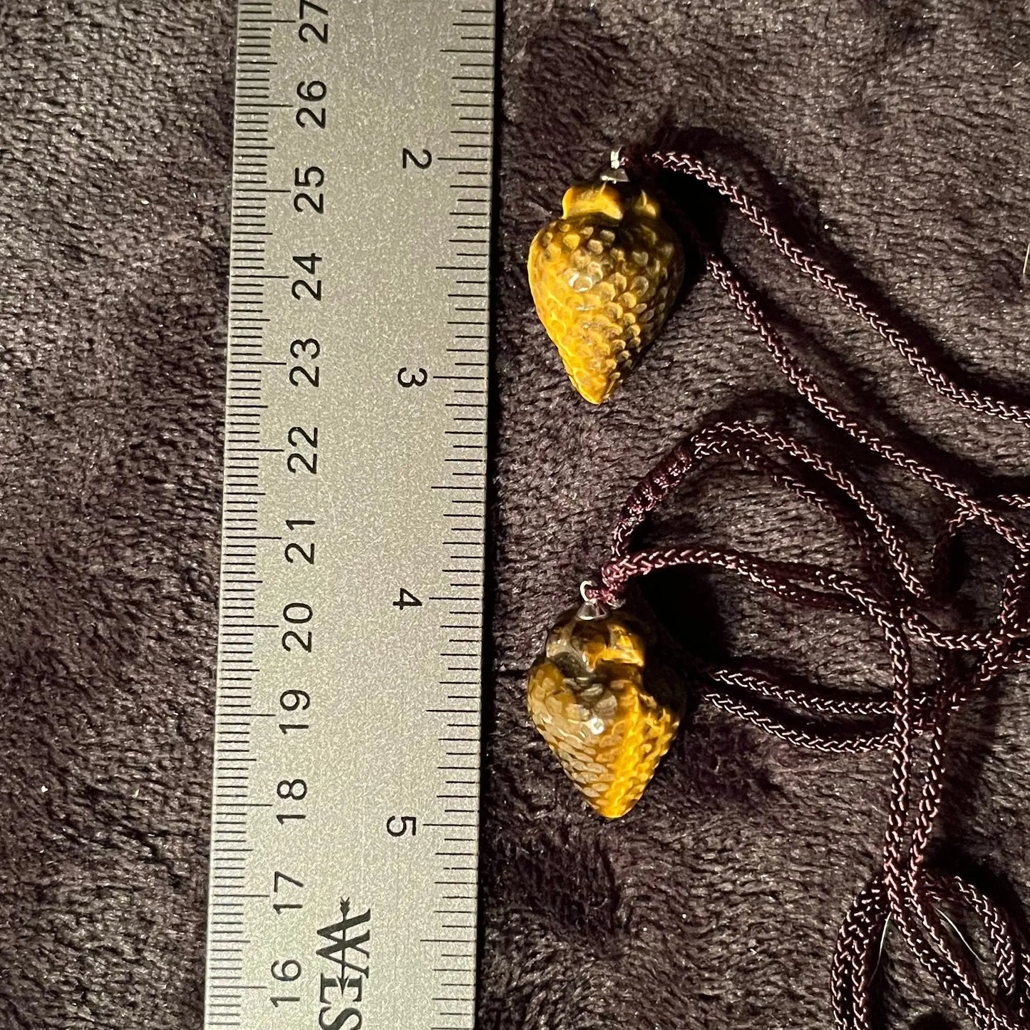 Tiger Eye Strawberry Necklace NCK-2859 Shop Wholesale Crystals