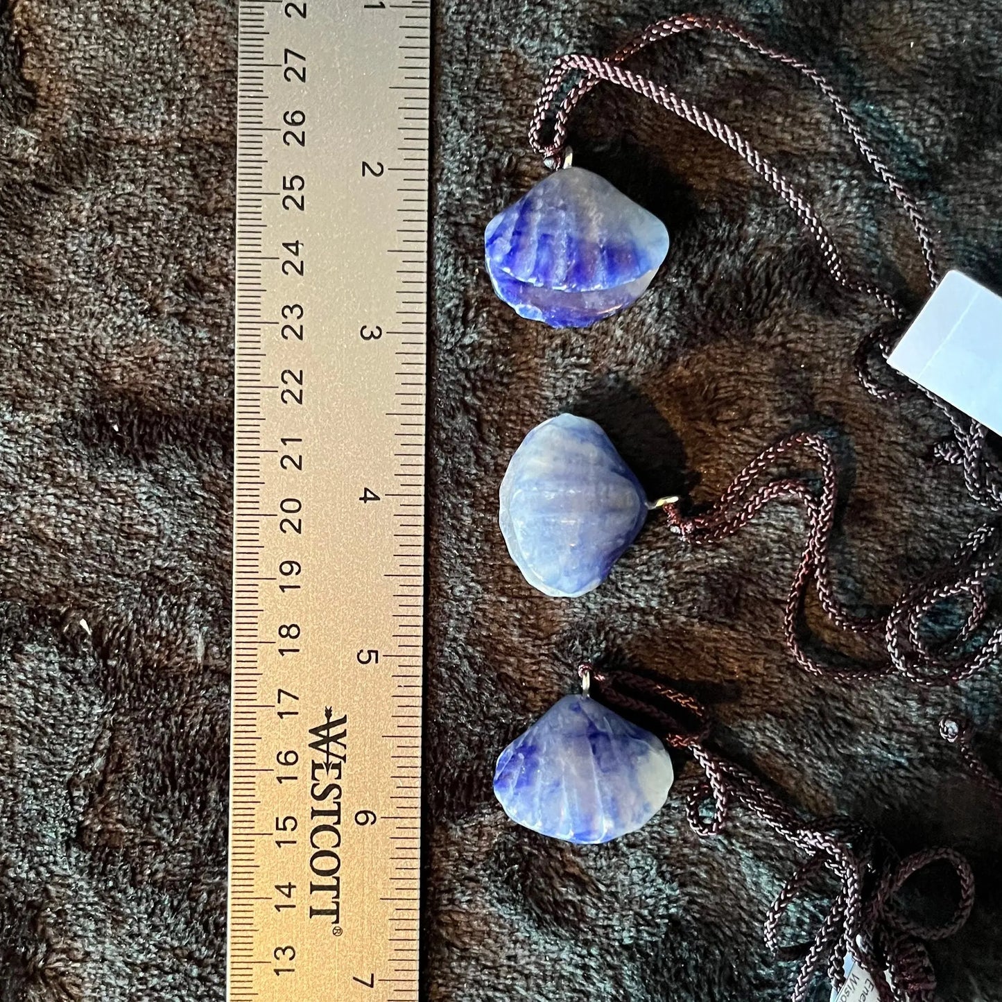 Blue Aventurine Seashell Necklace NCK-2847 Shop Wholesale Crystals