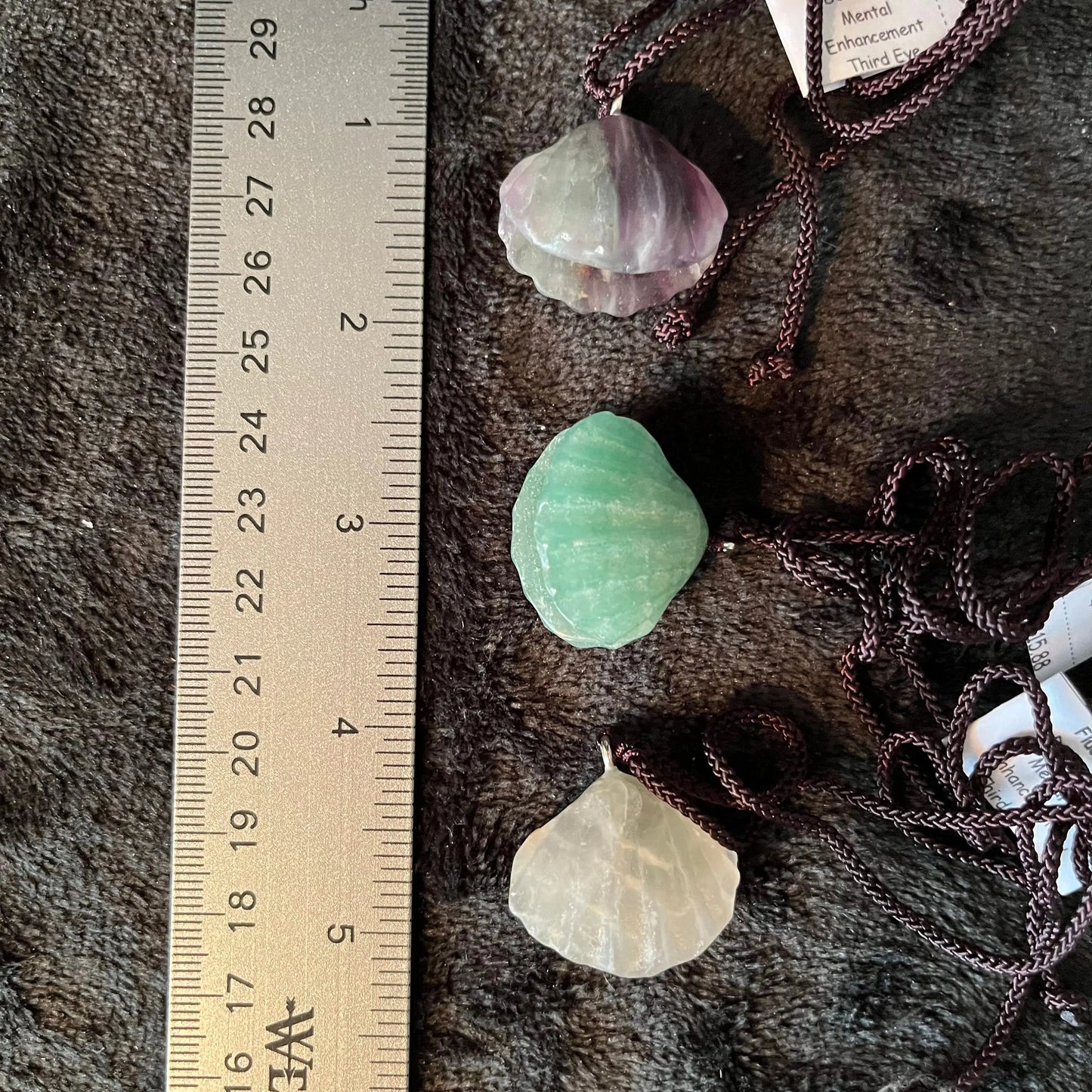 Fluorite Seashell Necklace NCK-2828 Shop Wholesale Crystals