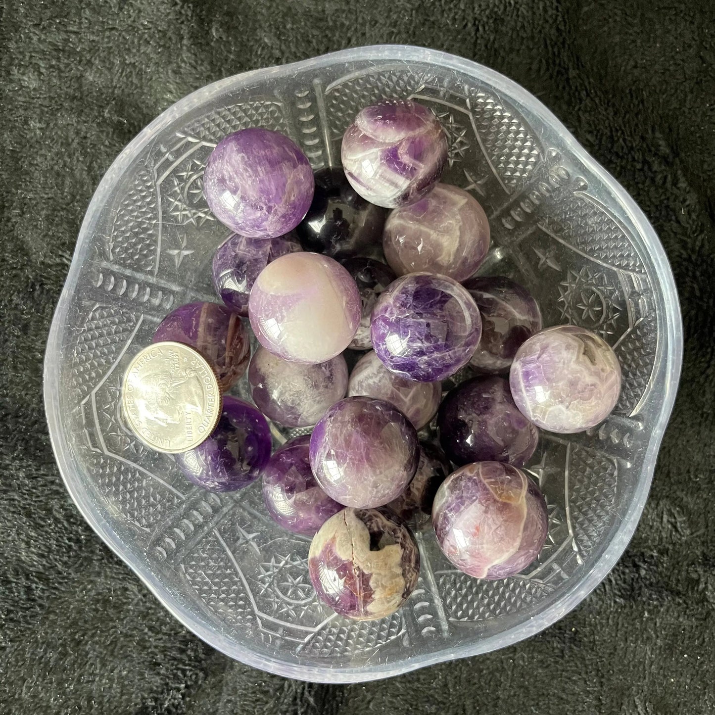 Dreamy Amethyst Sphere (Approx. 3/4” - 1”) 0284 Shop Wholesale Crystals