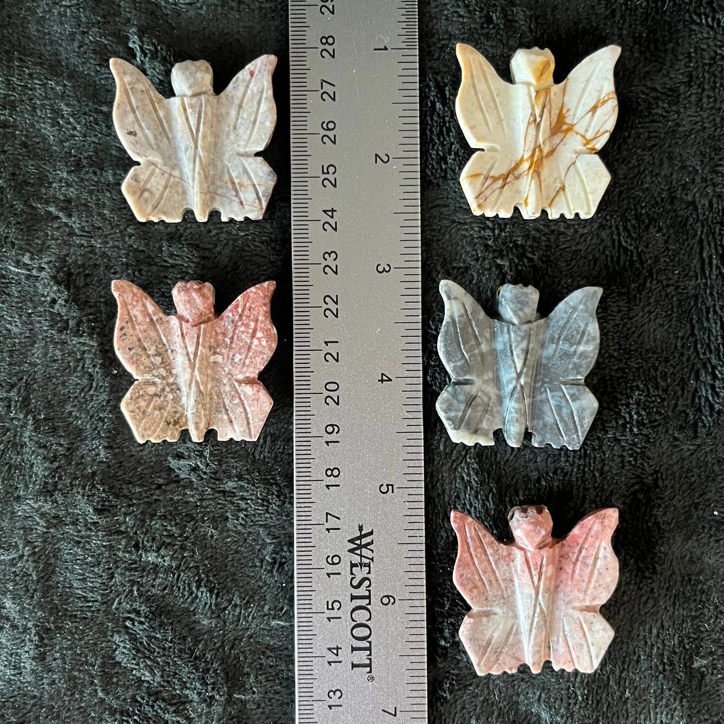Butterfly Carved Soapstone Figurine (Approx 1 1/2”) 0767 Shop Wholesale Crystals