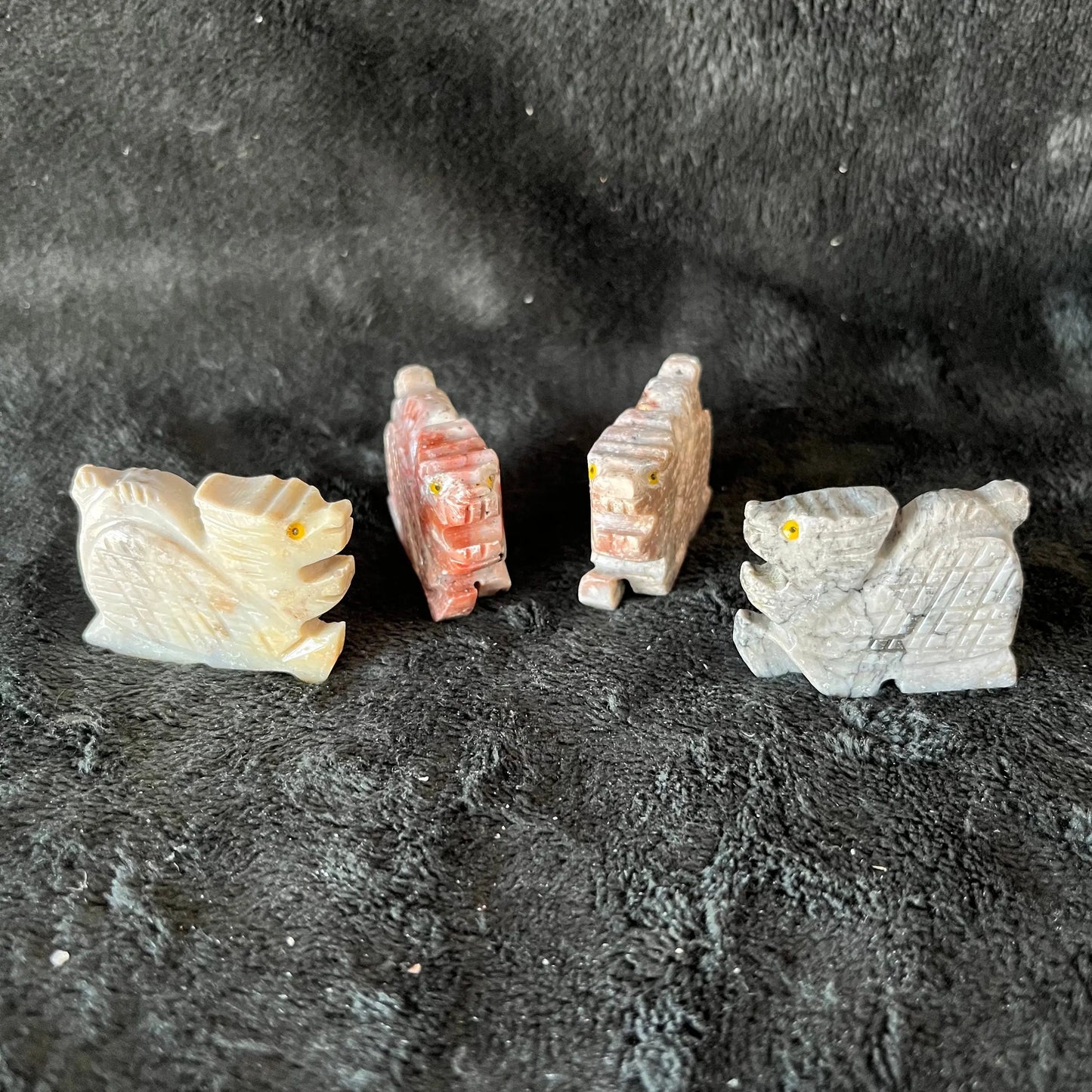 Dragon Carved Soapstone Figurine (Approx 1 1/2”) 0300 Shop Wholesale Crystals