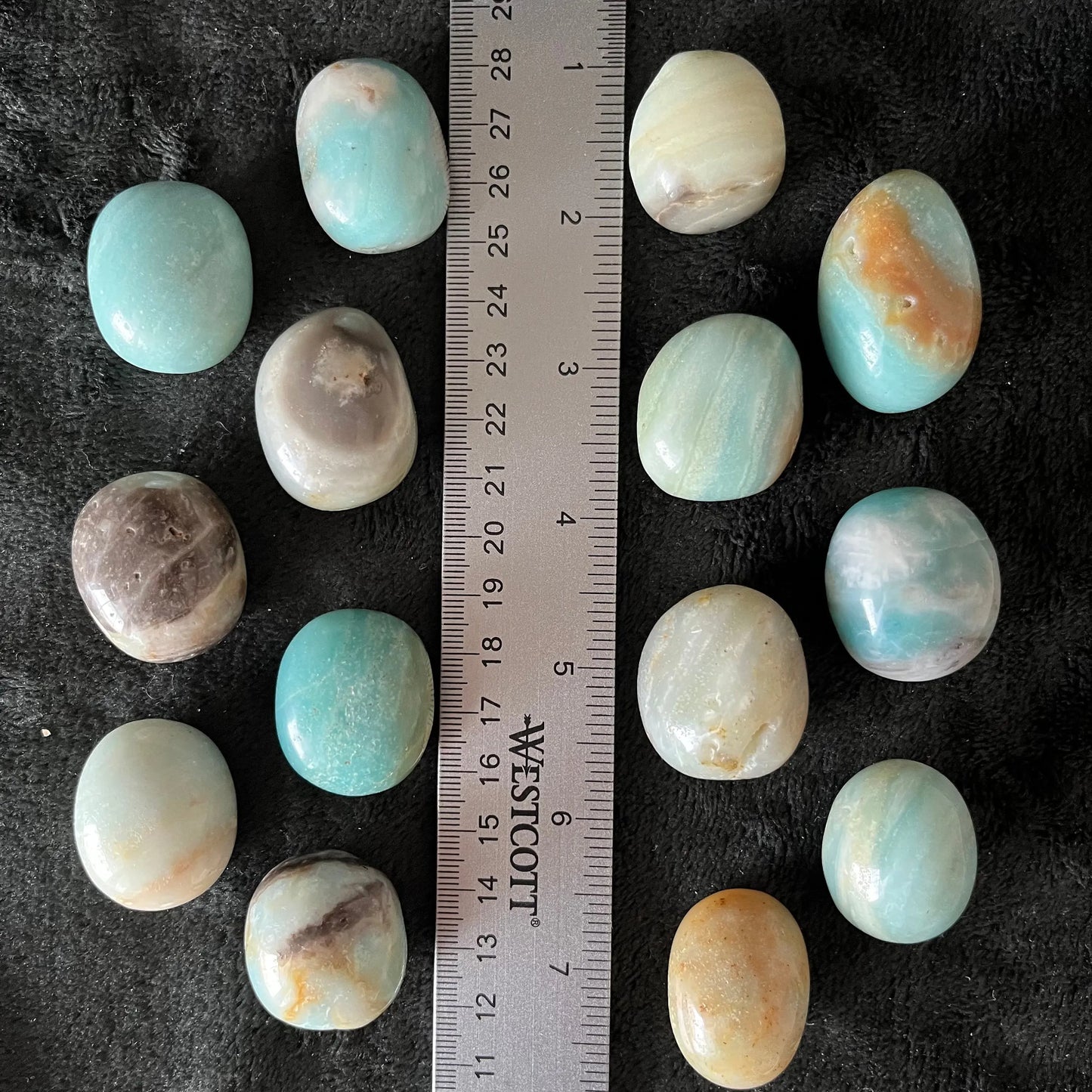 Caribbean Calcite Tumbled Stone (Approx. 1” - 1 1/2”) BIN-1507 Shop Wholesale Crystals