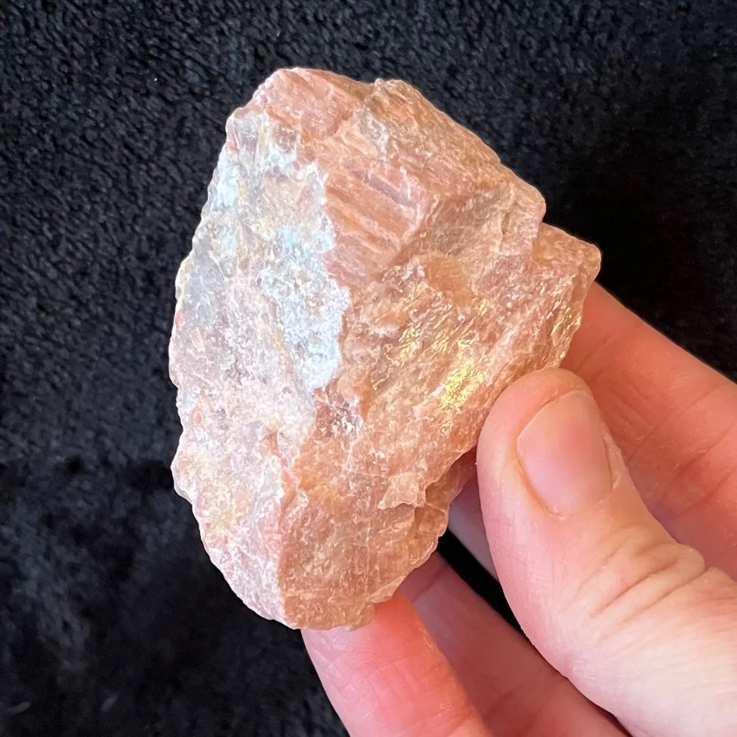 Peach Moonstone Raw Chunk (Approx. 1 3/4” - 2 3/4”) 1246 Shop Wholesale Crystals