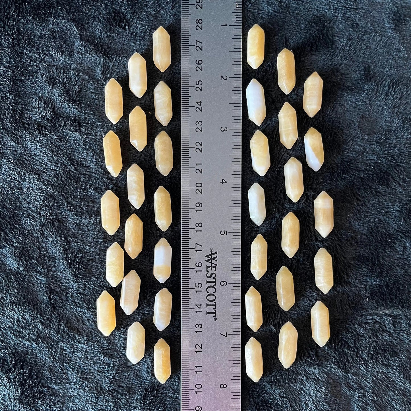 Orange Calcite Double Terminated Crystal Point (Approx. 3/4”) T-0084 Shop Wholesale Crystals