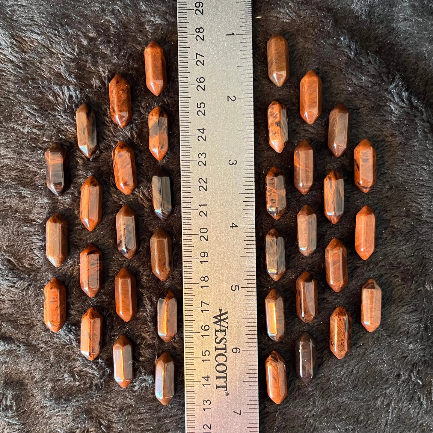 Mahogany Obsidian Double Terminated Crystal Point (Approx. 3/4”) T-0082 Shop Wholesale Crystals