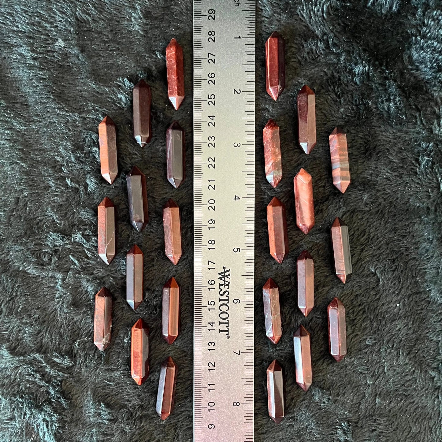 Red Tiger Eye Double Terminated Crystal Point (Approx. 1 1/8”) T-0088 Shop Wholesale Crystals