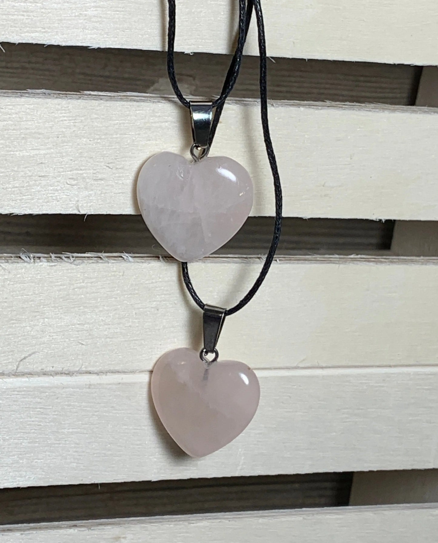 Rose Quartz Heart Necklace NCK-2901 Shop Wholesale Crystals